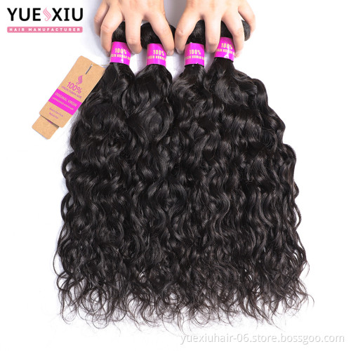 Brazilian virgin remy human hair weave 1 pcs water wave hair bundle real cuticle aligned hair extensions